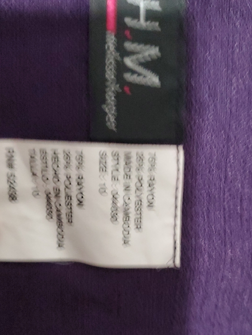 M.M. Couture Deep Purple dress - Picture 5 of 5